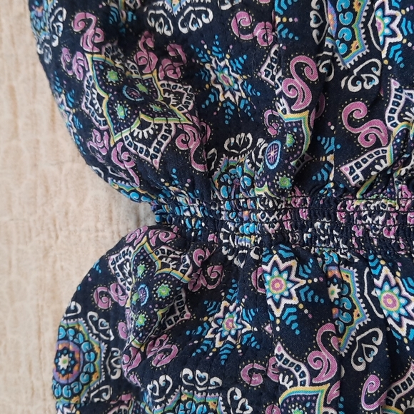 Kismet strapless summer dress paisley inspired size medium - Picture 3 of 11